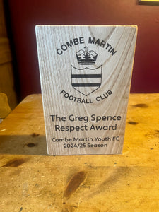 Wooden Engraved Trophy