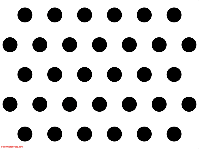 Benday Pointillism stencil