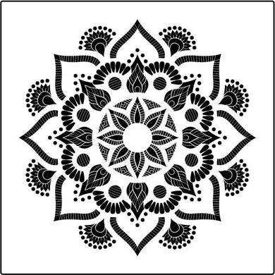 Ceiling Rose Decorative Stencil