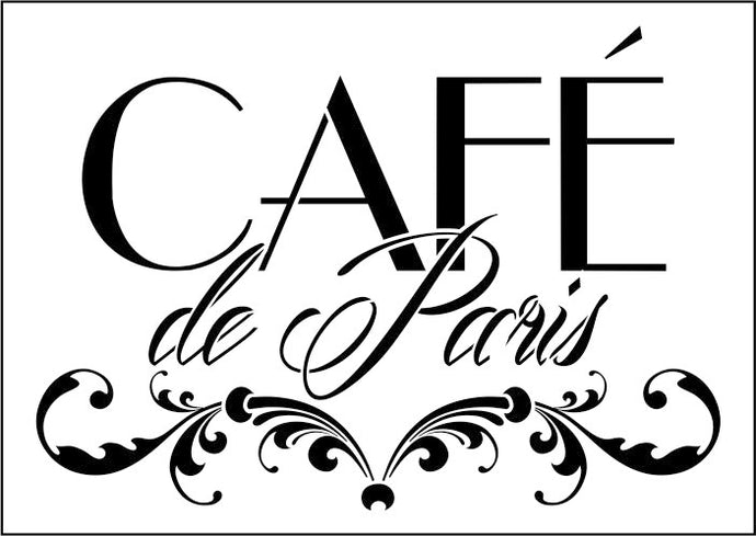 Vintage French style stencil