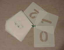 Number stencil sets 0-9