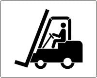 Fork Lift Stencil