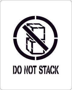 Do Not Stack Stencil