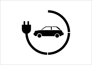 Electric Car Charging Stencil (3)