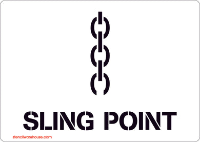 Sling Point Stencil