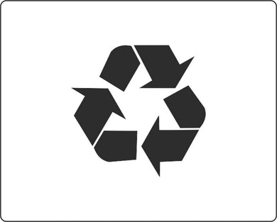 Recycling Logo Stencil